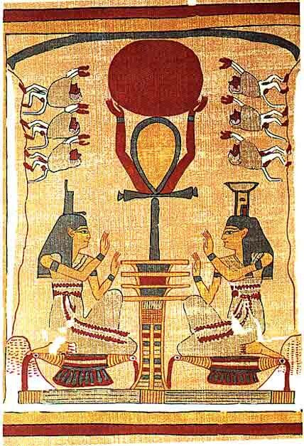 Représentation égyptienne du Djed d’Osiris